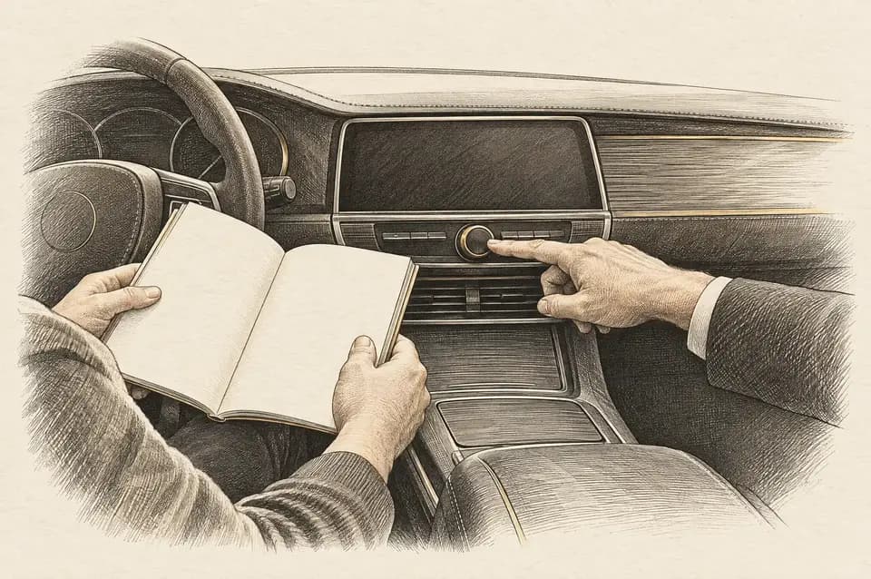 Gravur einer persönlichen Erklärung am Fahrzeugcockpit