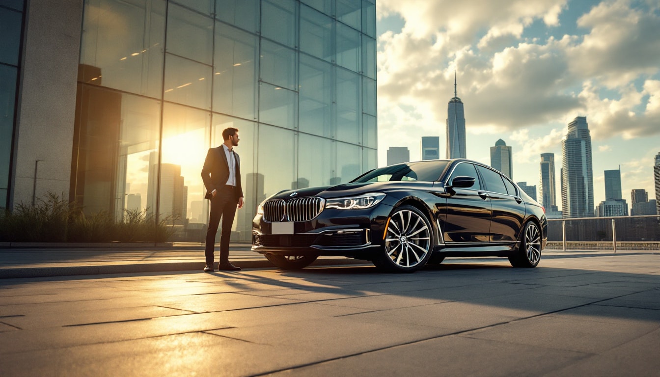 BMW M760 für einen geschäftlichen Anlass